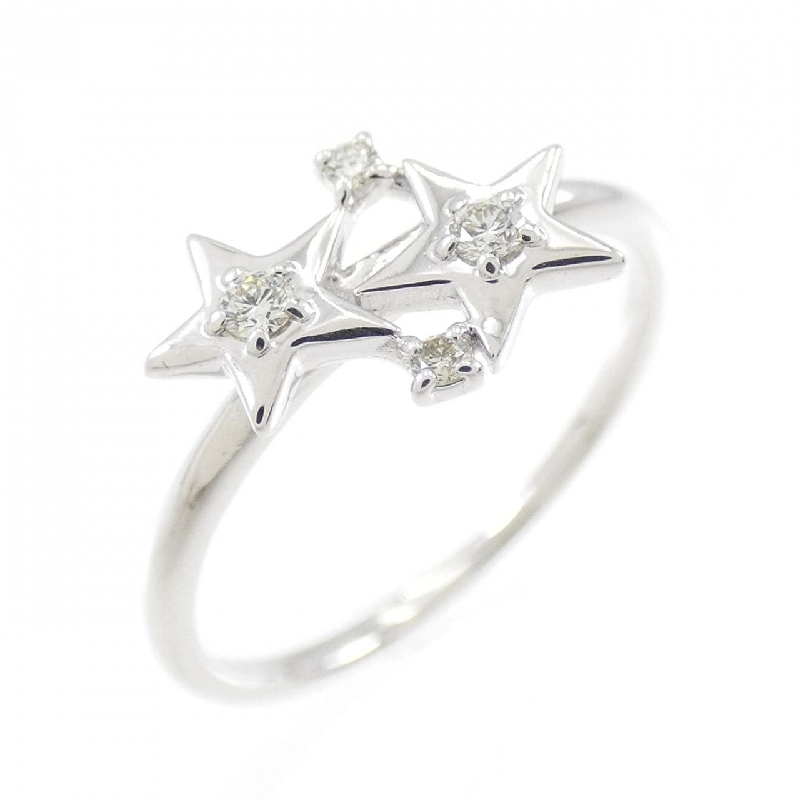 Nhẫn kim cương K18WG 0.04CT 673448