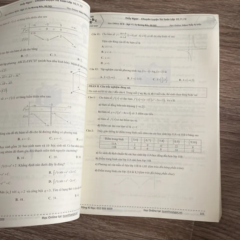 Sách toán ôn thi 20 đề thptqg (2025), 10 đề TSA và 10 đề HSA 784627
