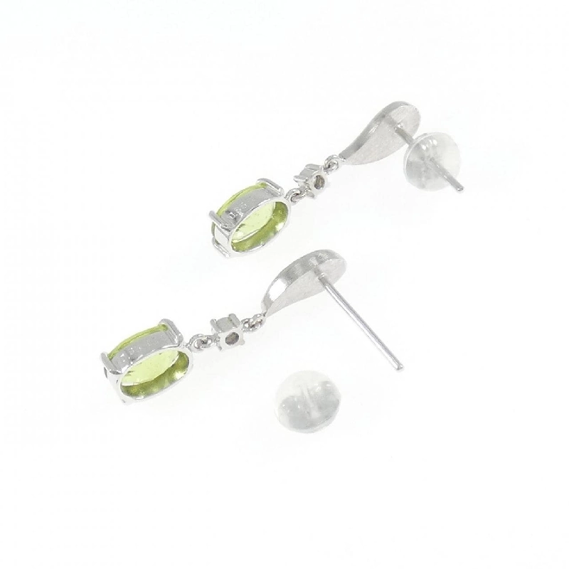 Bông tai Peridot 750WG/K18WG 1.70CT - Hàng hiệu Chính hãng 868591