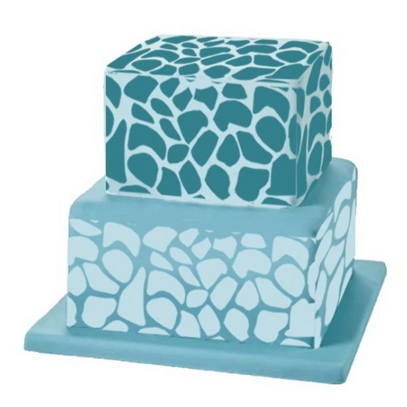 Khuôn Stencil rắc bột trang trí bánh, làm viền rau câu, Fondant Hàn Quốc - Mã số 1193 338642