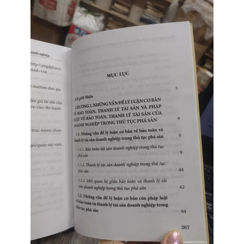Sách: Pháp luật hiện hành về bảo toàn và thanh lý TS DN trong thủ tục phá sản (A3) 722929