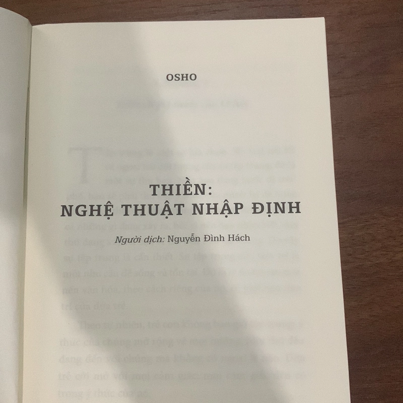 Thiền  - nghệ thuật nhập định - OSHO 520031