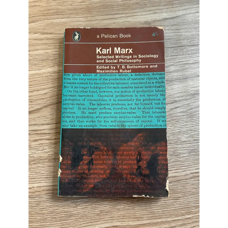 Karl Marx - T. B. Bottomore; Maximilien Rubel (eds.) 785150