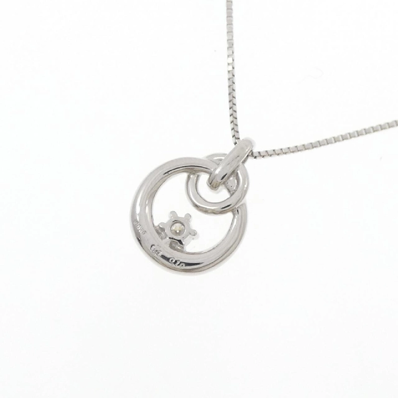 K18WG Dây chuyền kim cương 0.10CT - Hàng hiệu Chính hãng 859868