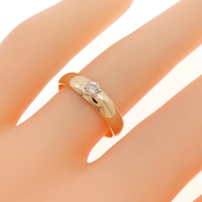 Nhẫn kim cương K18YG 0.12CT - Hàng hiệu Chính hãng 852422