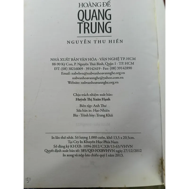 Hoàng đế Quang Trung - Nguyễn Thu Hiền 932655
