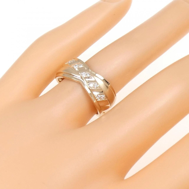 Nhẫn kim cương K18PG 0.10CT 672447