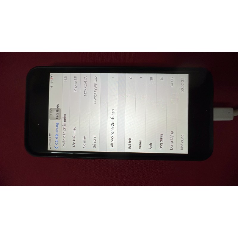 Iphone se2020 64gb hàng vn/a 19755