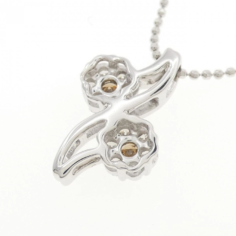 K18WG Hoa Kim Cương Dây Chuyền - Hàng hiệu Chính hãng 859260