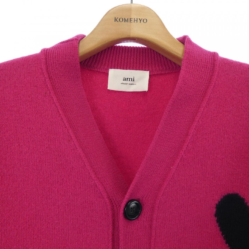 【Mã giảm giá】Áo khoác cardigan AMI 637278