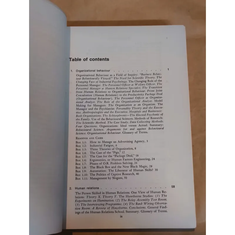 Organizational Behaviour - Joe Kelly 1012976