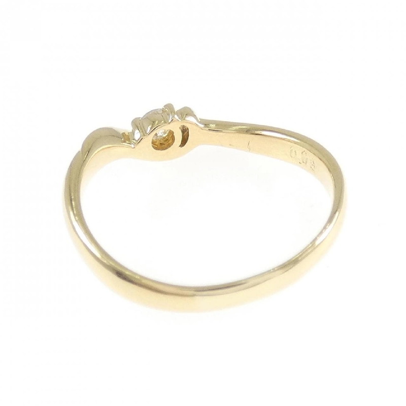 Nhẫn kim cương Solitaire K18YG 0.09CT - Hàng hiệu Chính hãng 854514