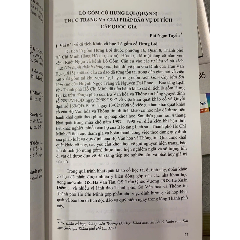 KHẢO CỔ HỌC THÀNH PHỐ HỒ CHÍ MINH TRONG QUÁ TRÌNH ĐÔ THỊ HÓA - PHƯƠNG LAM GIANG (BIÊN TẬP) 544225