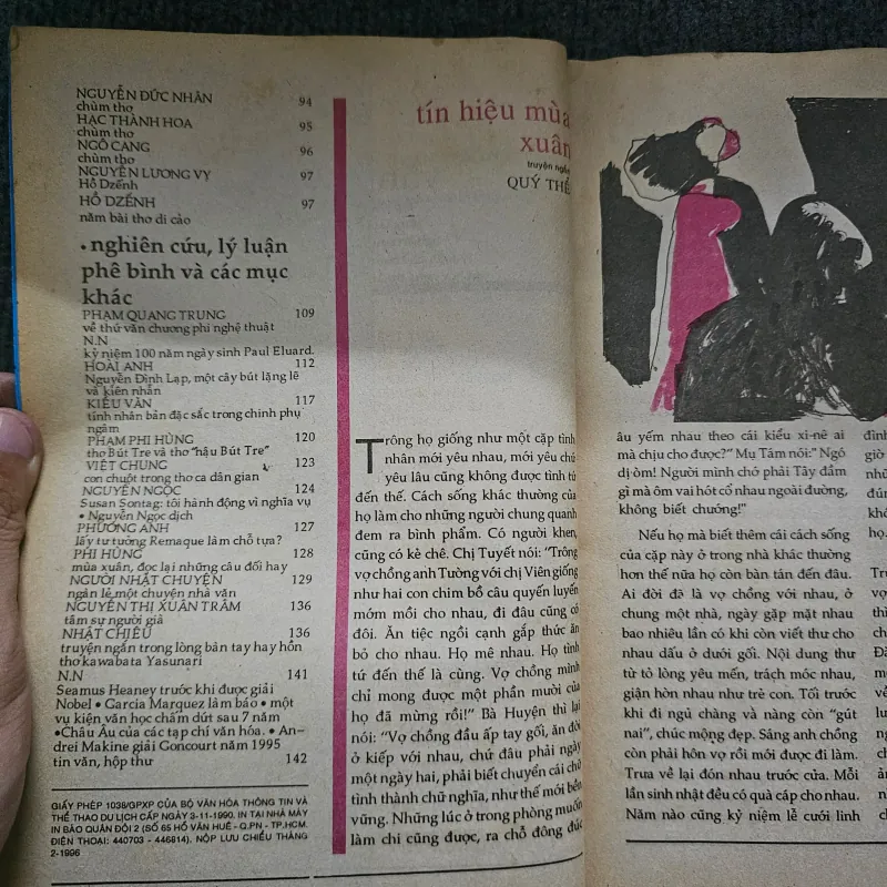 Tạp chí Văn xuân Bính tý 1996 745328