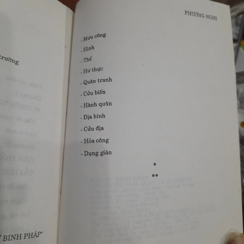TÔN TỬ BINH PHÁP, ứng dụng vào QUẢN LÝ XÍ NGHIỆP 278790