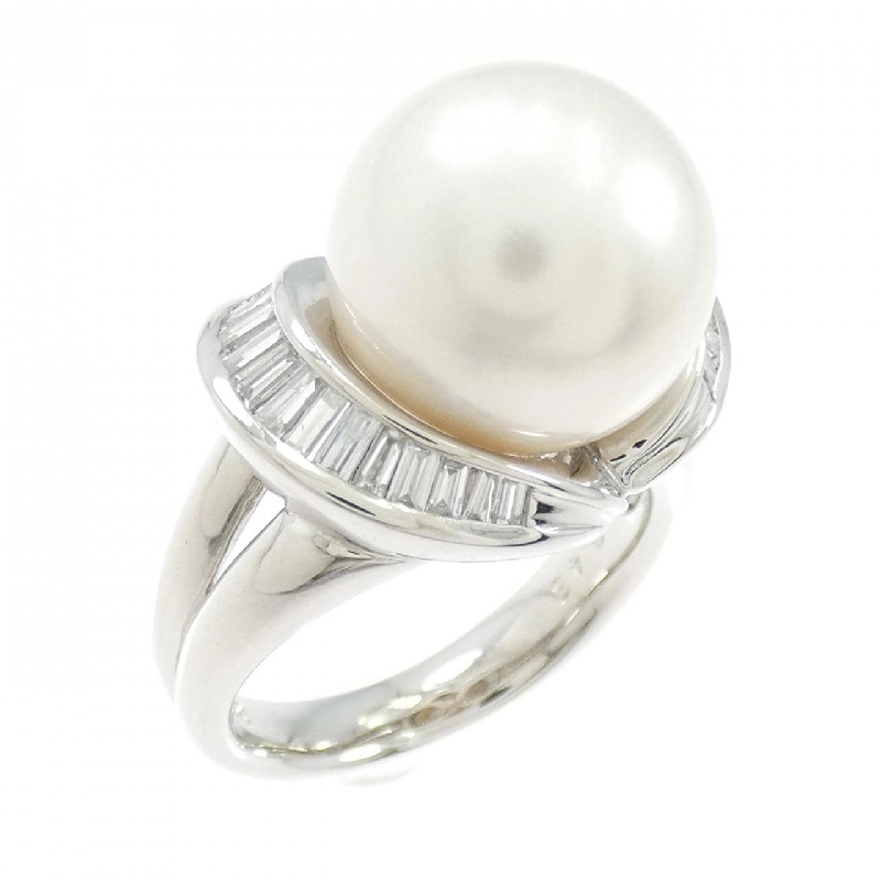 Nhẫn ngọc trai trắng PT900 12mm - Hàng hiệu Chính hãng 855096