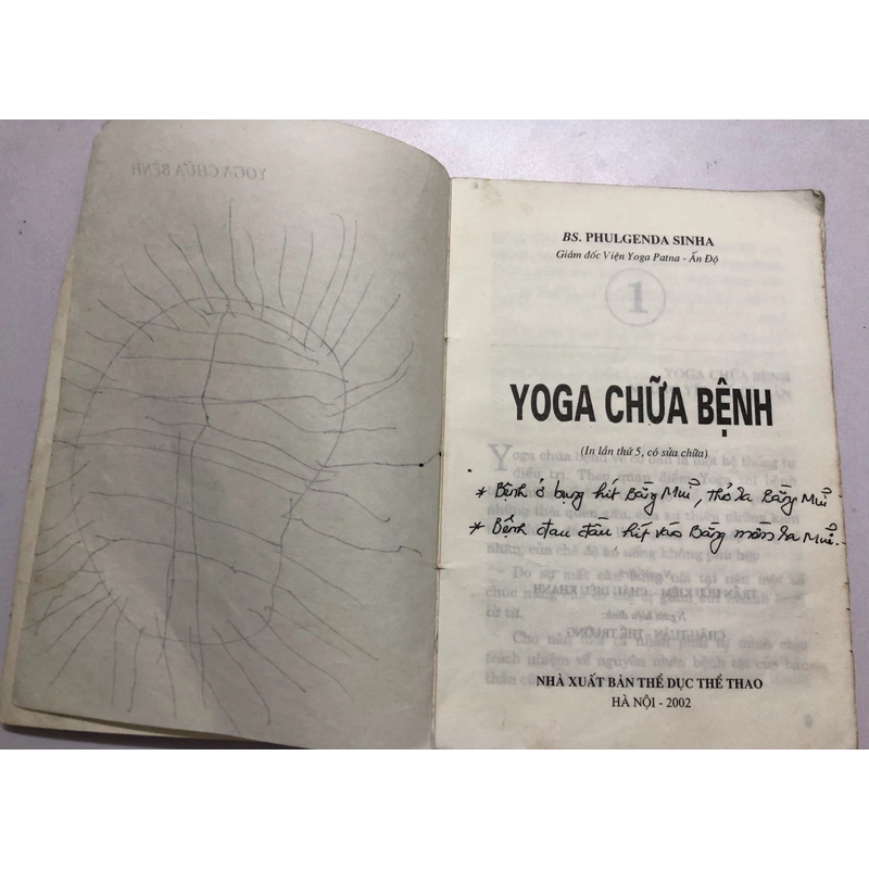 YOGA CHỮA BỆNH ( sách dịch ) - 178 trang, nxb: 2002 315364