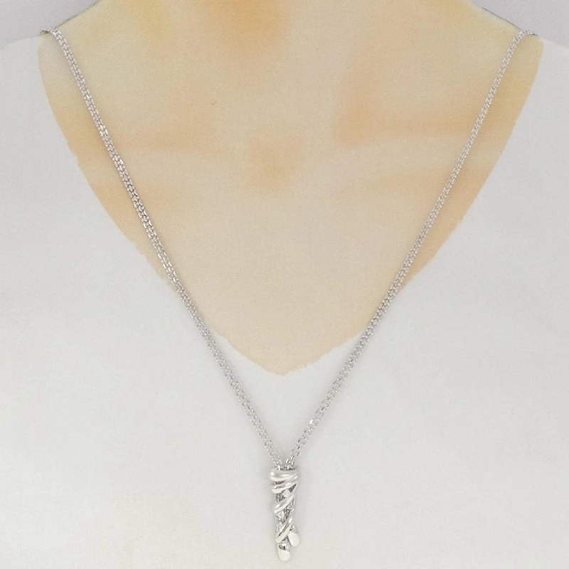 K18WG Dây chuyền kim cương 0.10CT - Hàng hiệu Chính hãng 856771