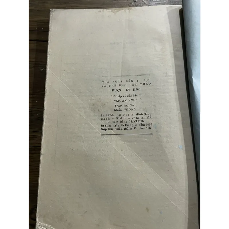 Dược lý thọc - 300 trang khổ lớn -1969 993207