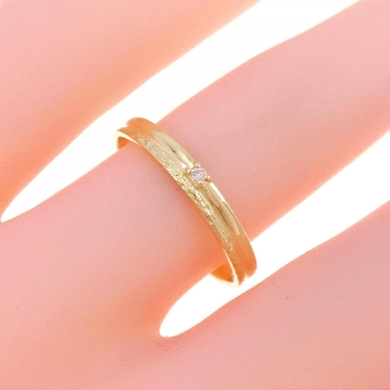 Nhẫn kim cương K18YG 0.01CT - Hàng hiệu chính hãng 856298