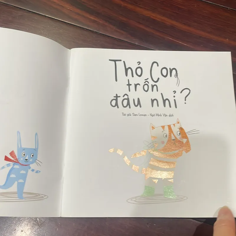 THỎ CON TRỐN ĐÂU NHỈ - hộp háo hức / sách song ngữ  1028153