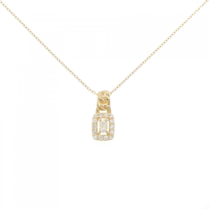 Dây chuyền kim cương K18YG 0.15CT - Hàng hiệu Chính hãng 860999