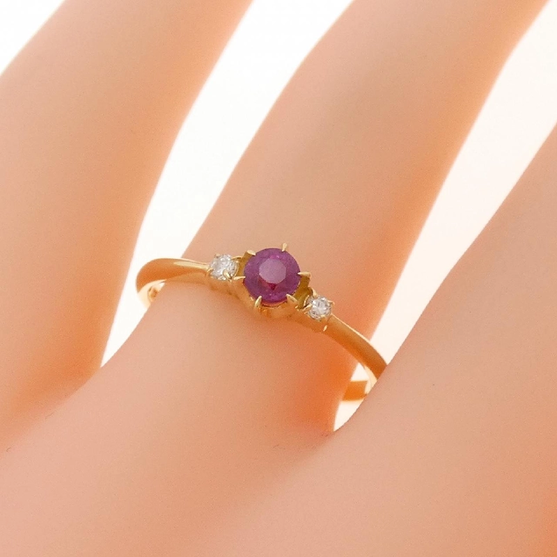 Nhẫn Ruby K18YG - Hàng hiệu Chính hãng 852662