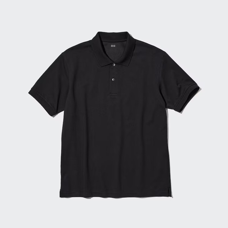 2 áo polo đen sz L, cộc tay new 100% nguyên  183409