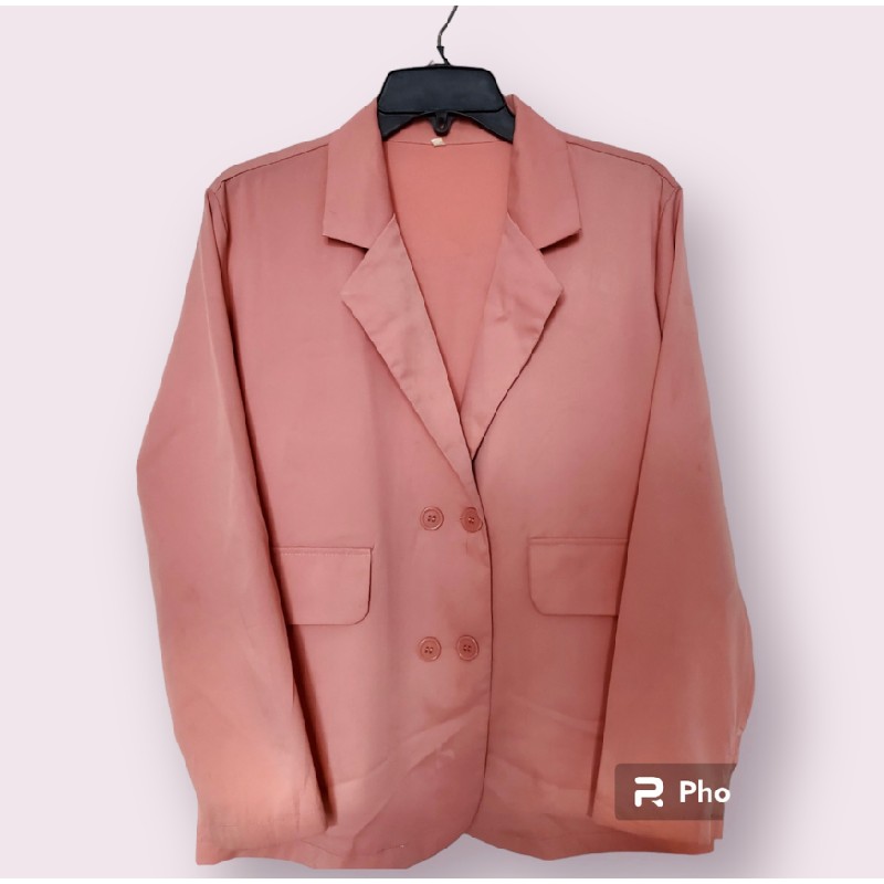 Blazer hồng đất 1 lớp 21755