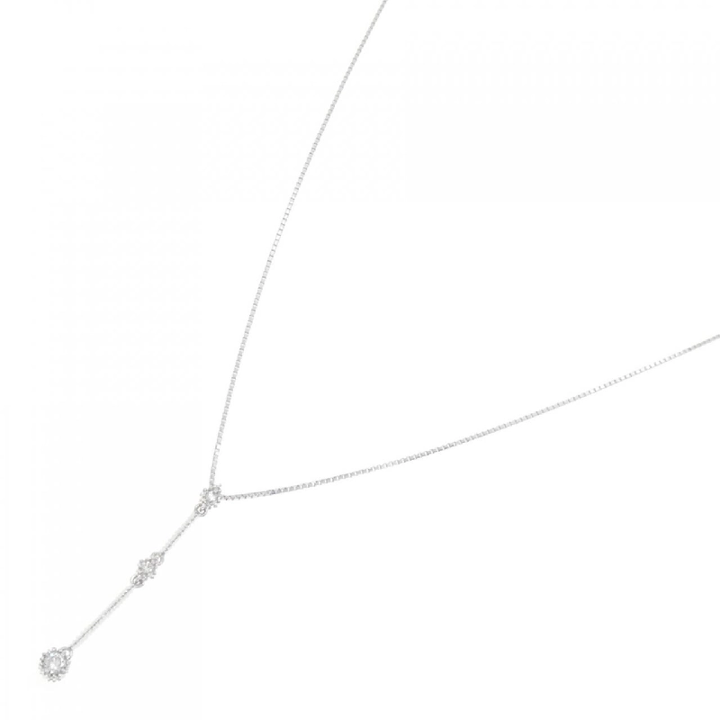 K18WG Dây chuyền kim cương 0.12CT - Hàng hiệu Chính hãng 863812