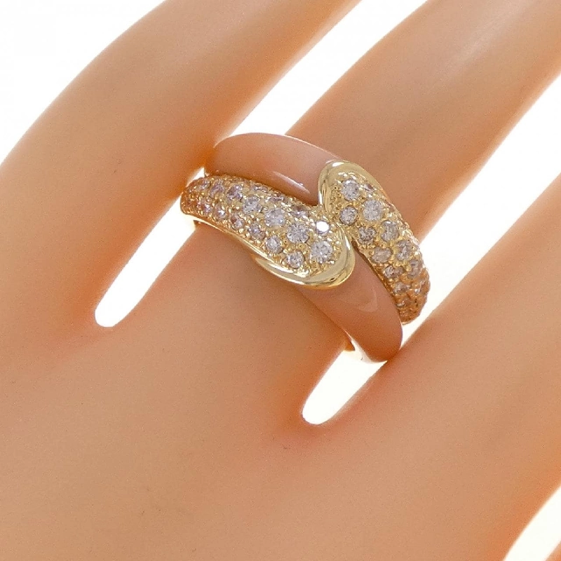 Nhẫn San Hô K18YG - Hàng hiệu Chính hãng 853477