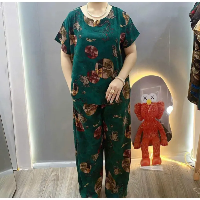 Bộ đồ cho mẹ lụa hàn châu  971359