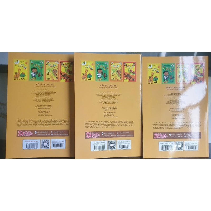 Combo 3 cuốn Cổ Tích- Câu Đố- Đồng Dao Cho Bé 453117