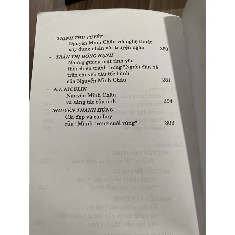 Nguyễn minh Châu tác phẩm và lời bình 697124