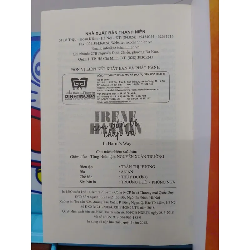 Sách - Con búp bê chắp vá - TG: Irene Hannon 973049