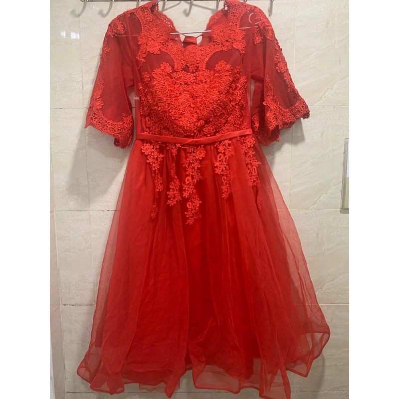 Đầm cưới dáng ngắn 499618