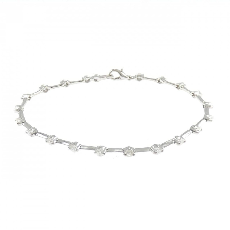 K18WG Vòng tay kim cương 1.50CT - Hàng hiệu Chính hãng 871801