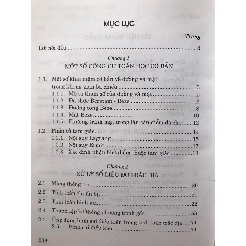 Kỹ thuật tính toán trong trắc địa bản đồ 470787