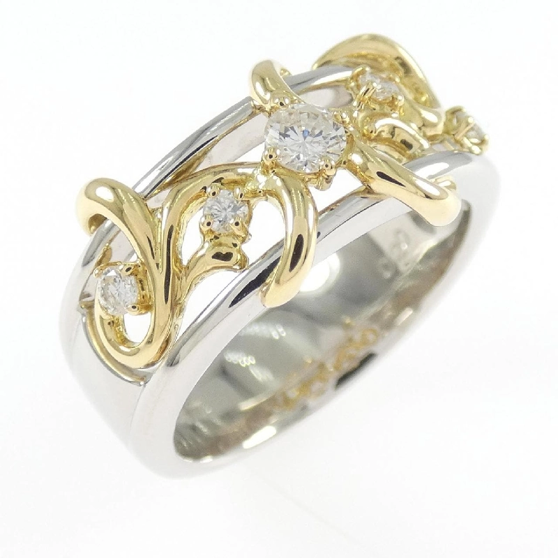 Nhẫn kim cương PT900/K18YG 0.20CT - Hàng hiệu Authentic 847800