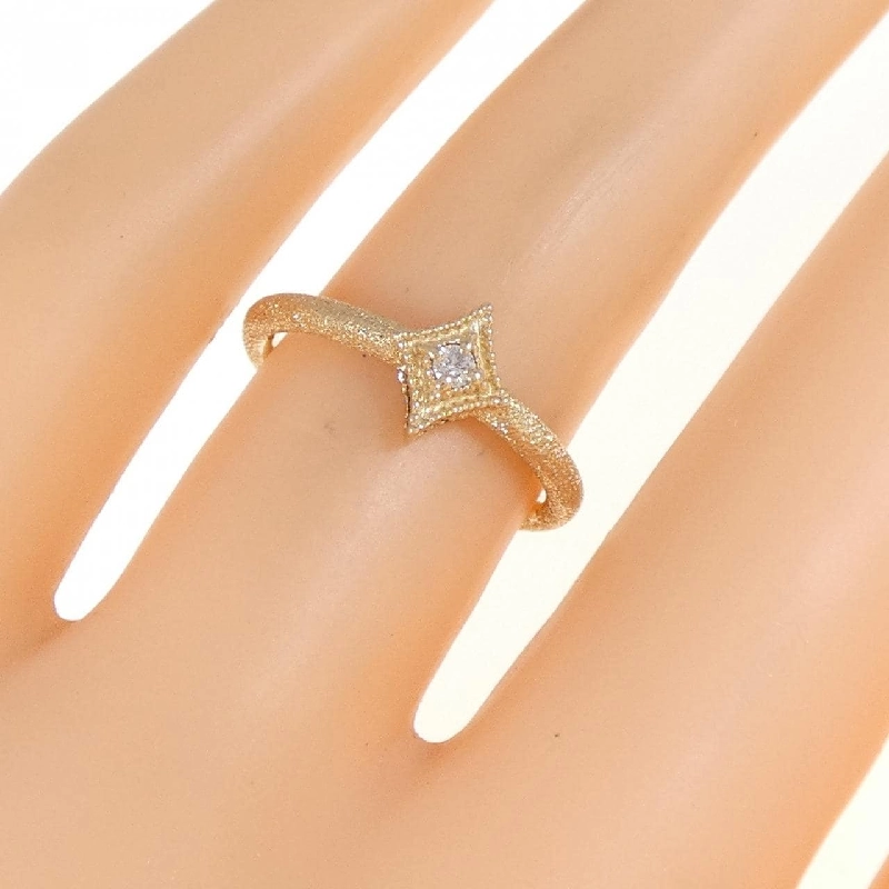 Nhẫn kim cương K10YG 671952