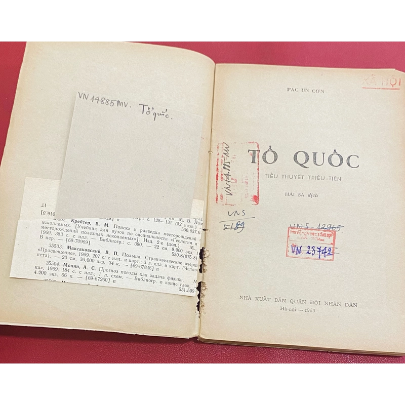 Tổ Quốc - Pac Un Cơn - Tiểu thuyết Triều Tiên 518548