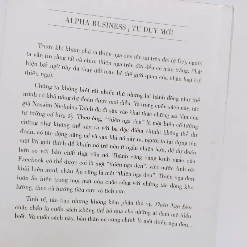 Thiên Nga Đen - Nassim Nicholas Taleb 973473