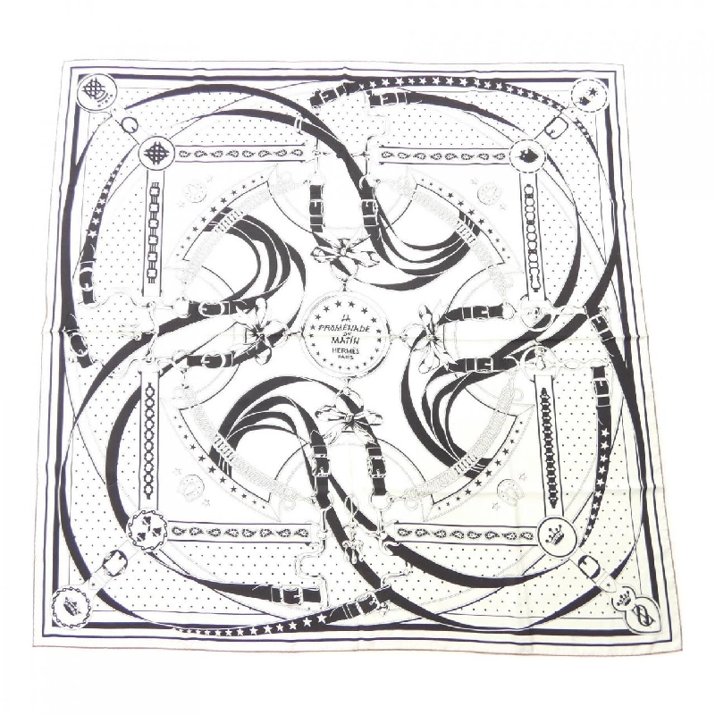 HERMES LA RPROMENADE DU MATIN H923986S Khăn đôi mặt - Hàng hiệu Authentic 836429