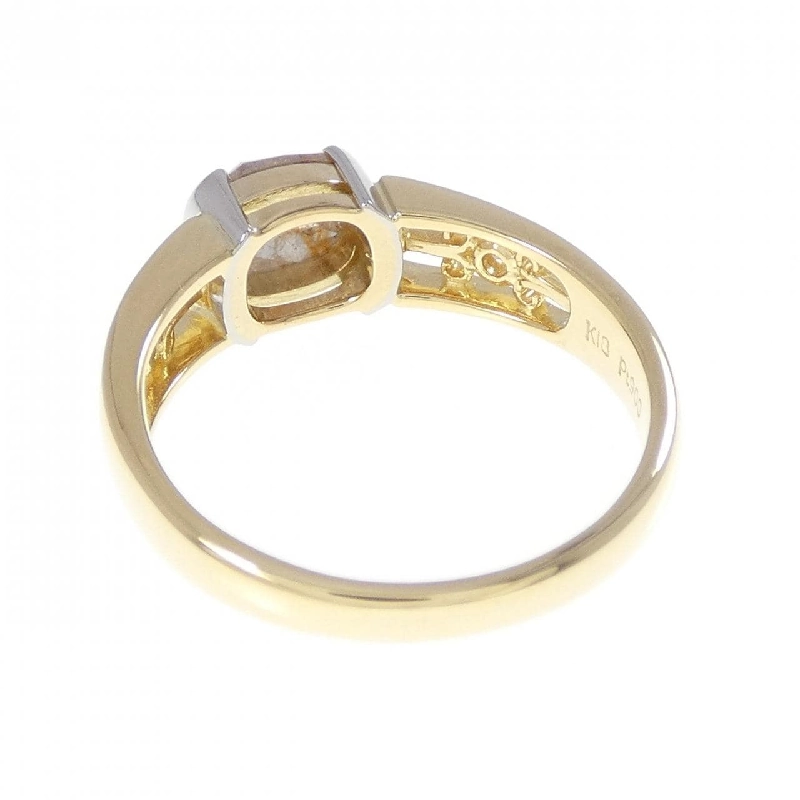 Nhẫn kim cương K18YG/PT900 0.80CT - Hàng hiệu Authentic 851715