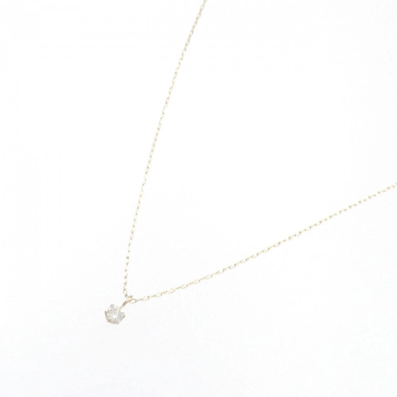 K18YG Solitaire Dây chuyền kim cương 0.05CT - Hàng hiệu Chính hãng 863669