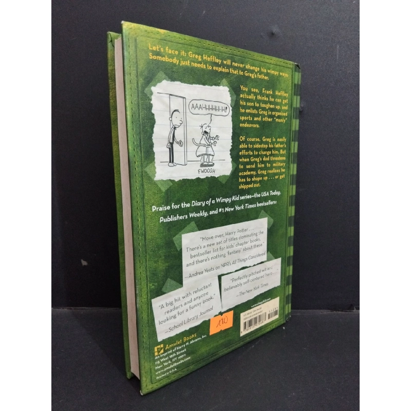 Diary of a wimpy kid 3 The last straw (bìa cứng) mới 80% bẩn bìa, ố, có mộc đỏ trang cuối HCM1712 Jeff Kinney NGOẠI VĂN 922680