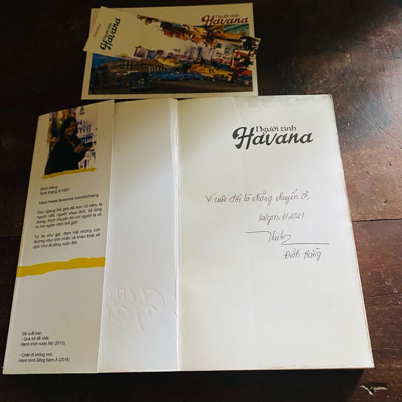 Người tình Havana - Đinh Hằng (có chữ ký tác giả, có bookmark)  360723