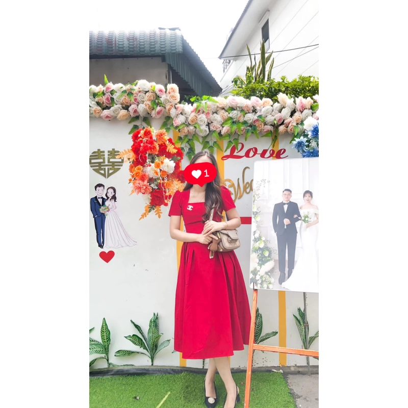 VÁY CỔ VUÔNG THANH LỊCH SIZE S 525995