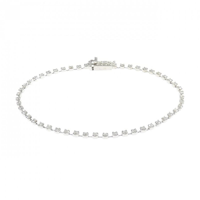 K18WG Vòng tay kim cương 1.00CT - Hàng hiệu Chính hãng 878114