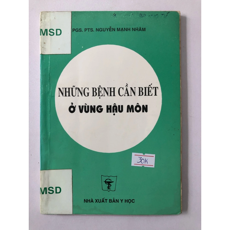 NHỮNG BỆNH CẦN BIẾT Ở VÙNG HẬU MÔN - 124 trang, nxb: 1997 314299